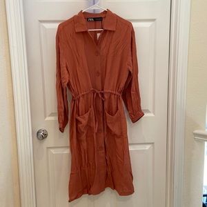 Zara Textured Weave Jacket / Dress